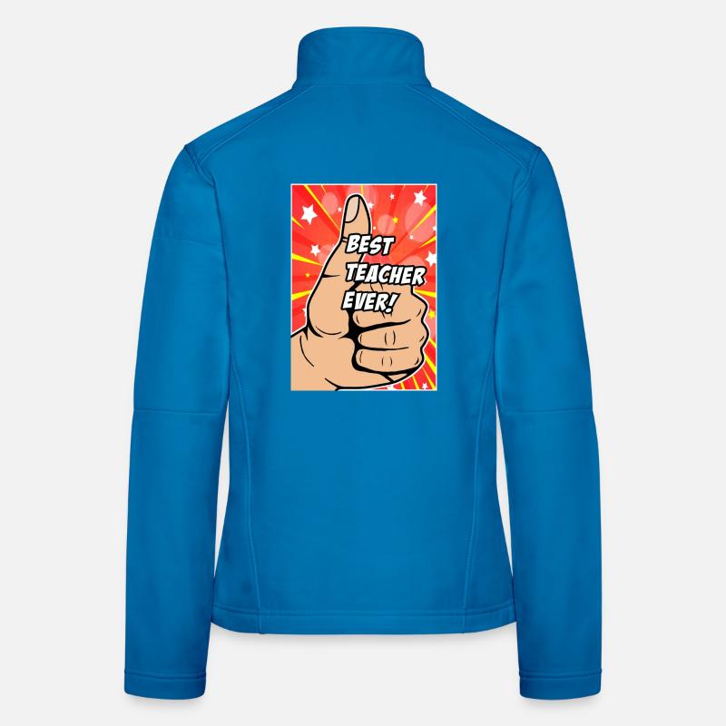 Meilleur professeur de tous les temps Veste en tissu softshell Femme