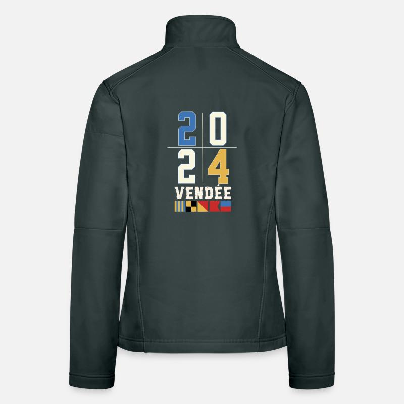 Course autour du globe 2024 Vendée Veste en tissu softshell Femme