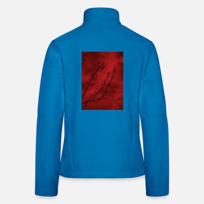 Verfallen - Frauen Softshelljacke - Lichtblau