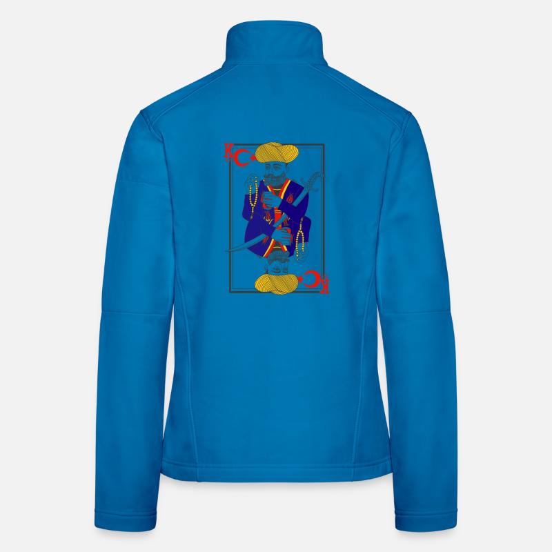 Turkish Tradition Playing Card Women's Softshell Jacket