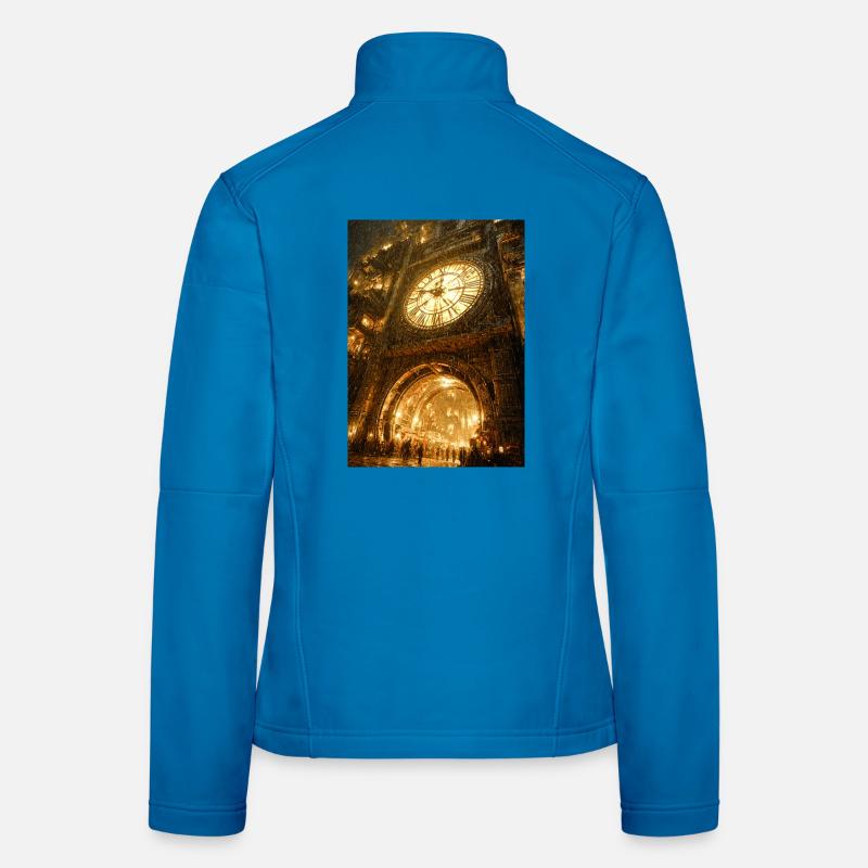 Gilded Clockgate Arch Women's Softshell Jacket