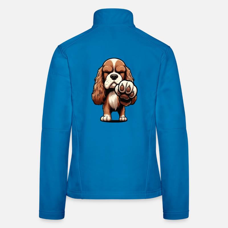 Cocker Spaniel Cocker Chien Cocker Propriétaire de cocker Spaniel Veste en tissu softshell Femme