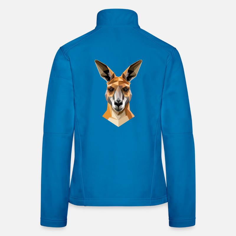 Känguru Australien Outback Wilde Süße Kängurus Frauen Softshelljacke