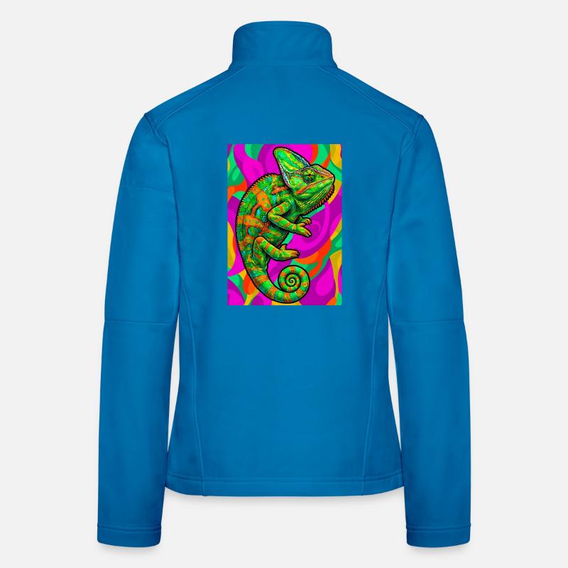 Chamäleon Frauen Softshelljacke