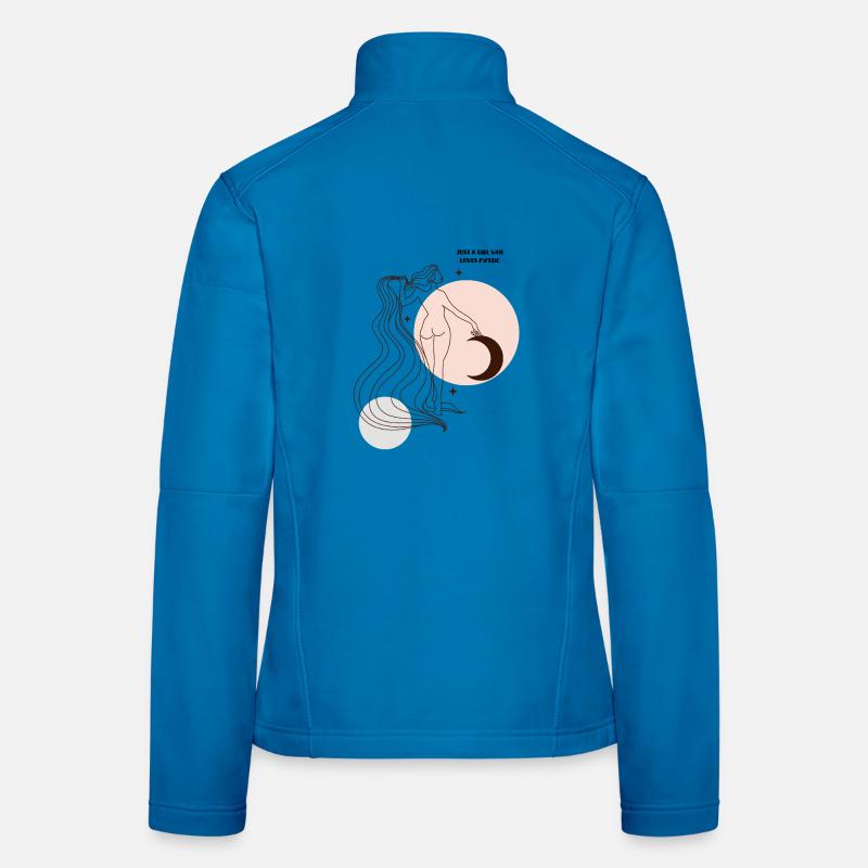 Night Moon Dancer Women's Softshell Jacket