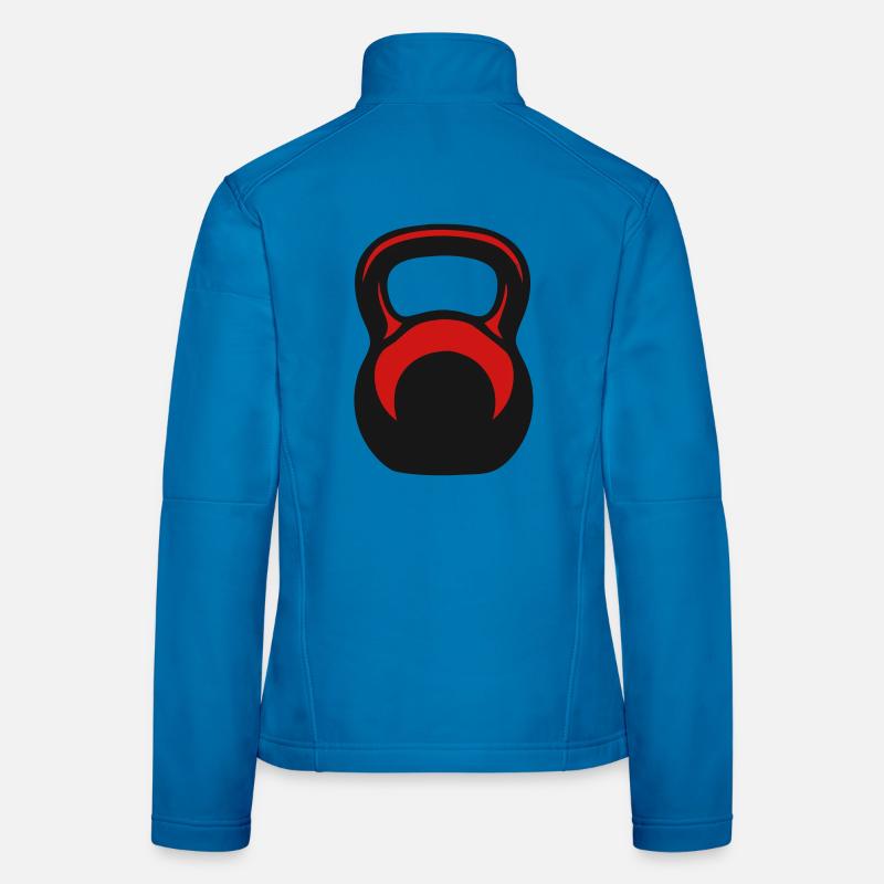 Kettlebell Kettlebell Vector Veste en tissu softshell Femme