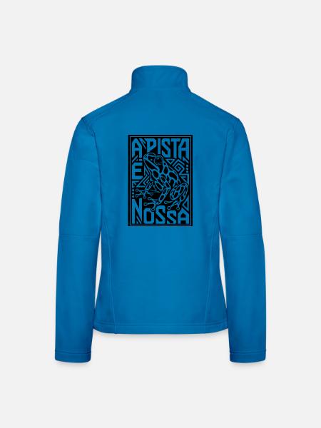 A Pista é Nossa – Pfeilgiftfrosch - Frauen Softshelljacke - Lichtblau