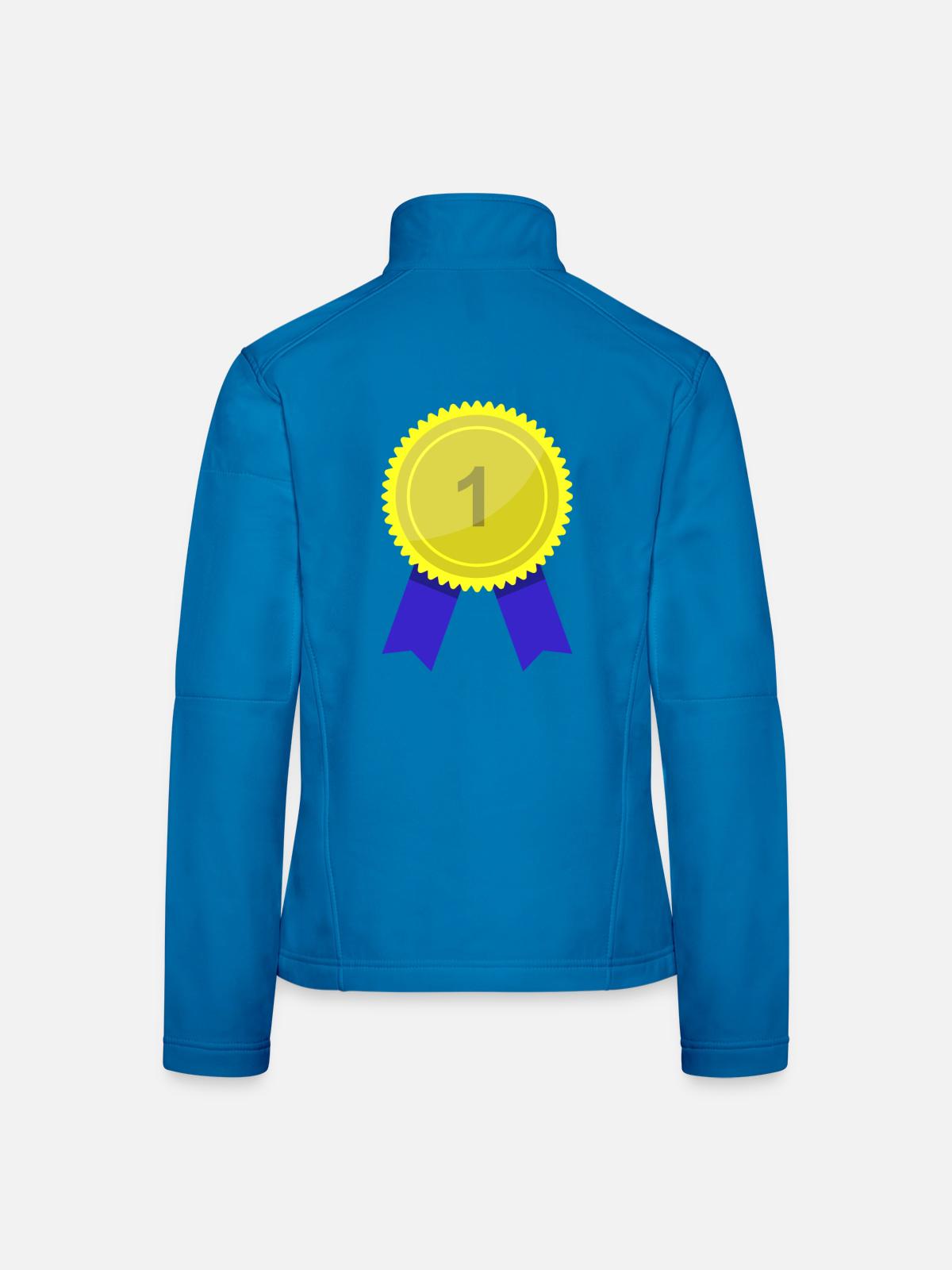 Medaille - Frauen Softshelljacke - Lichtblau - Hinten