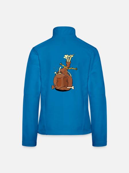 CUMULUS - Frauen Softshelljacke - Lichtblau - Hinten