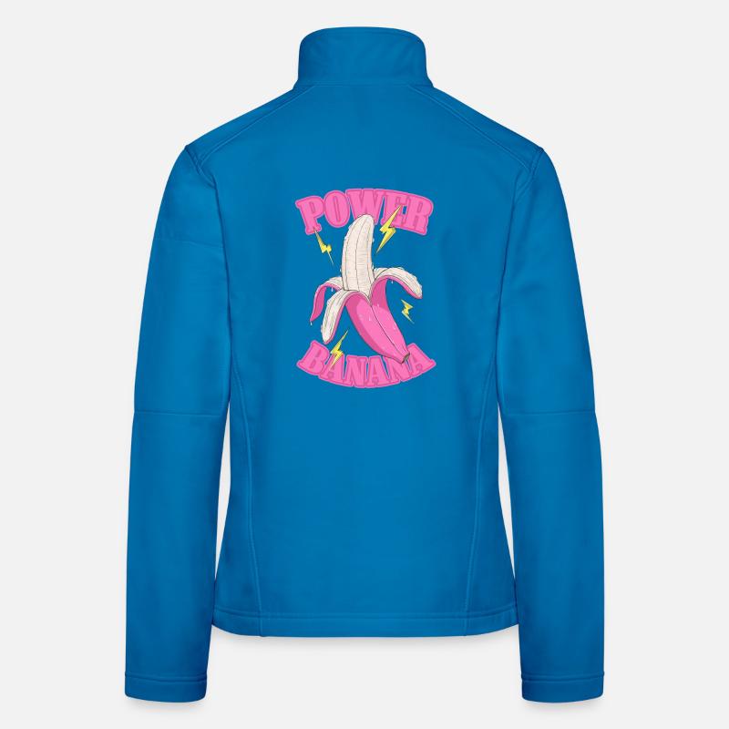 Banane Kitsch Veste en tissu softshell Femme