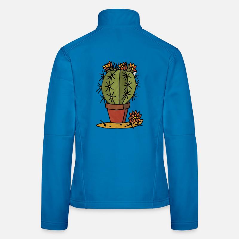 Blumen Frauen Softshelljacke