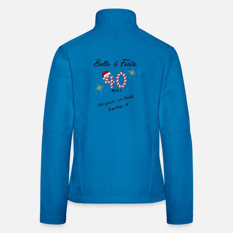 Joyeux_noel_40ans Women's Softshell Jacket