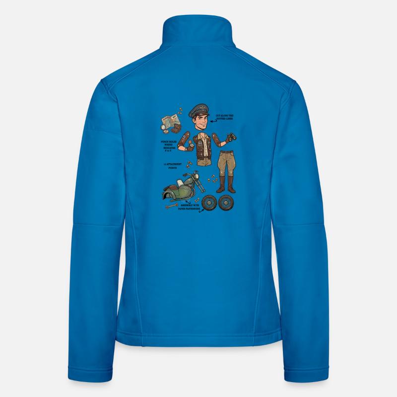 Poupée en papier Aventurière Robuste Veste en tissu softshell Femme