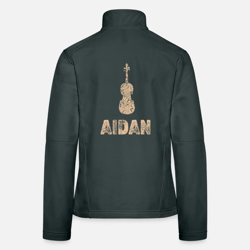 Aidan as a violin Women's Softshell Jacket
