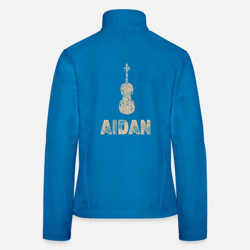 Aidan als Geige Frauen Softshelljacke