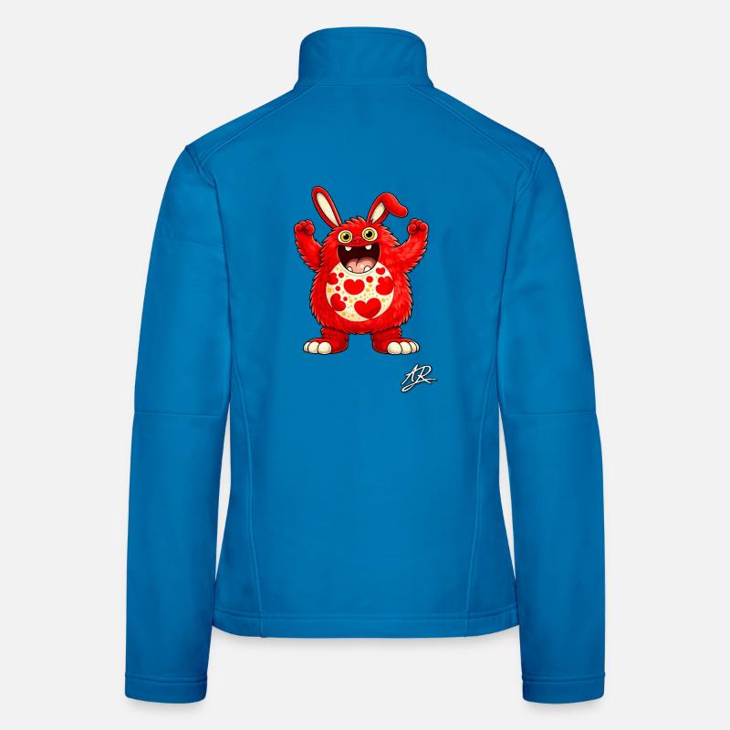 The overflowing heart - Women's Softshell Jacket - light blue