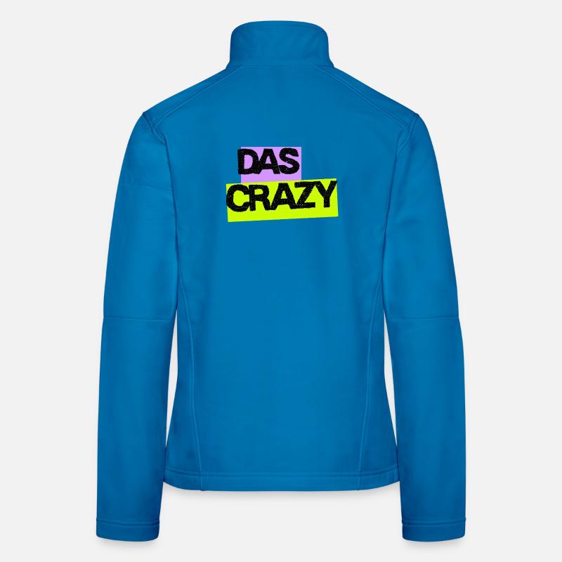 Das Crazy - Design mit Neon-Farben Frauen Softshelljacke