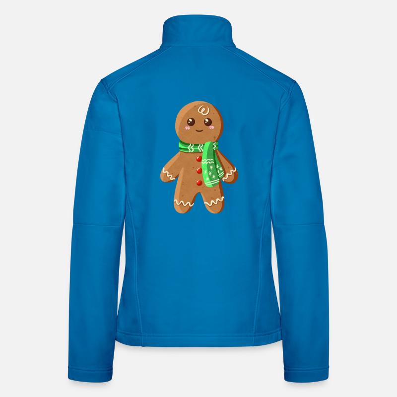 Süßer Lebkuchenmann Frauen Softshelljacke