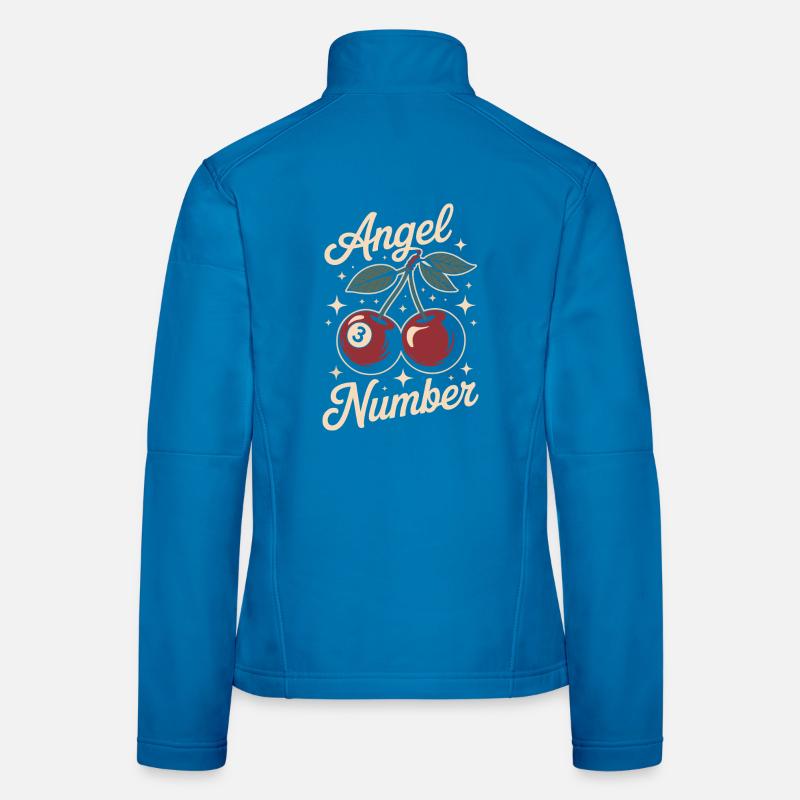 Cherry Angel Number 3 Women's Softshell Jacket