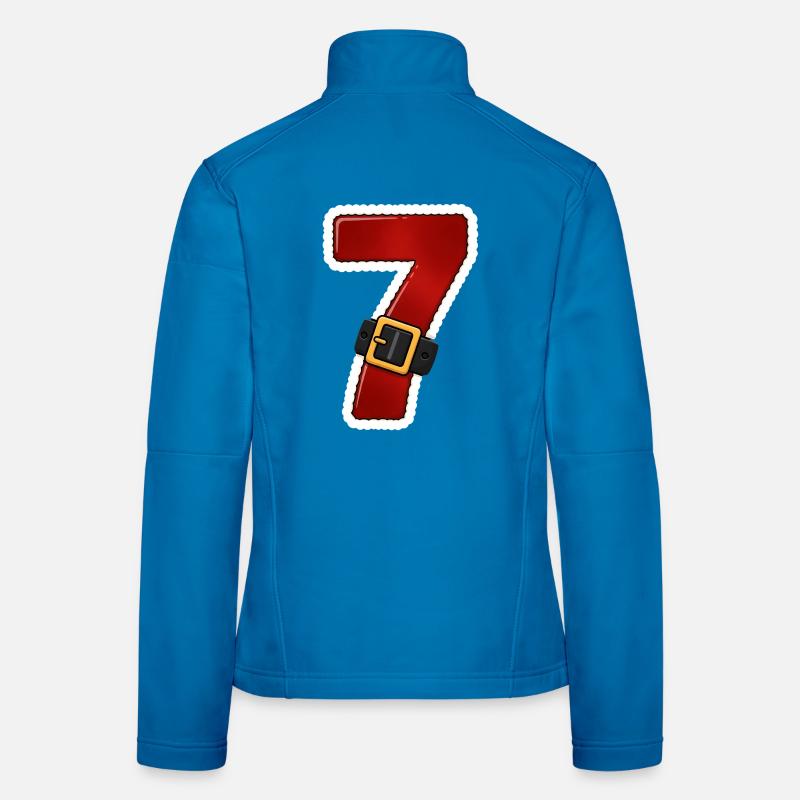 Roter Sieben mit Gürtel Frauen Softshelljacke