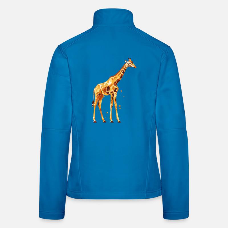 Giraffe_2 Veste en tissu softshell Femme