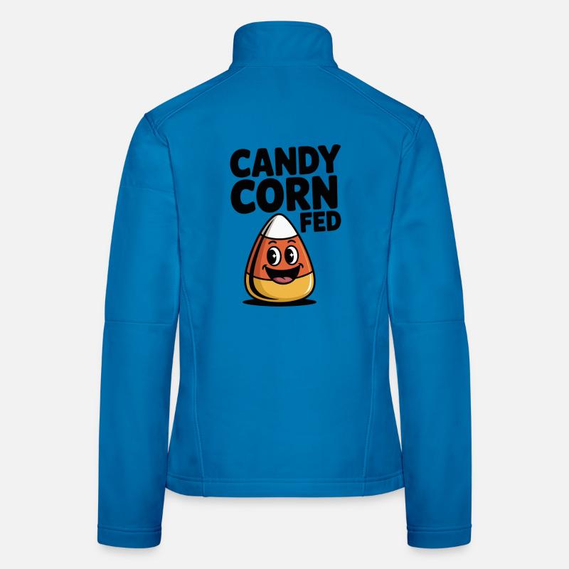 Candy Corn Fed Women's Softshell Jacket