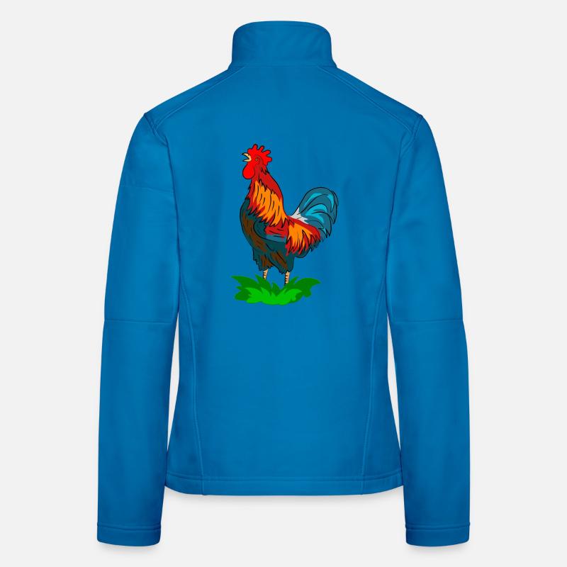 hahn vogel Frauen Softshelljacke