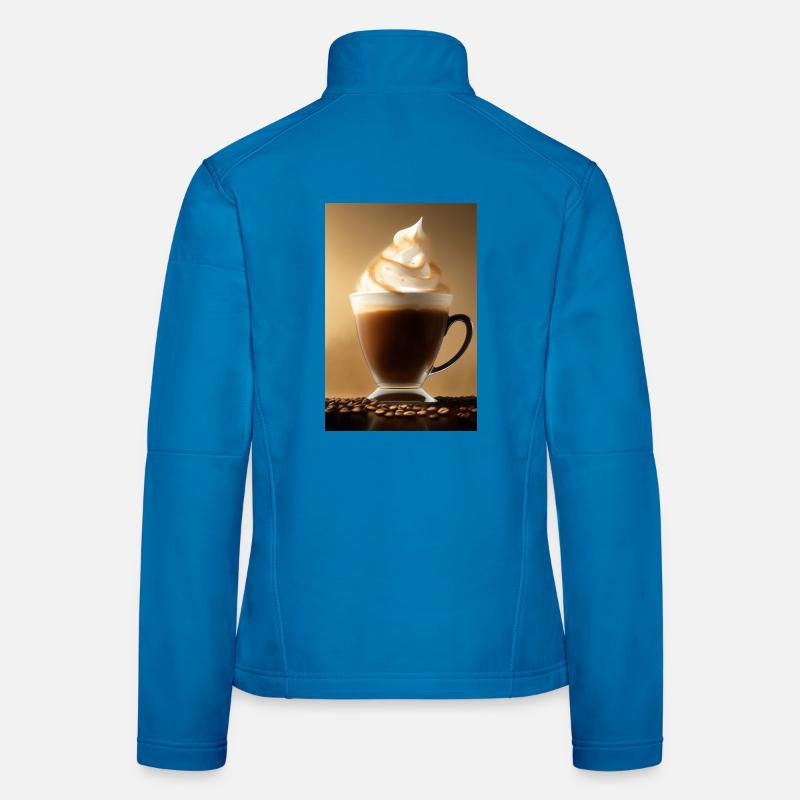 Kaffee, Kaffeebohnen Frauen Softshelljacke
