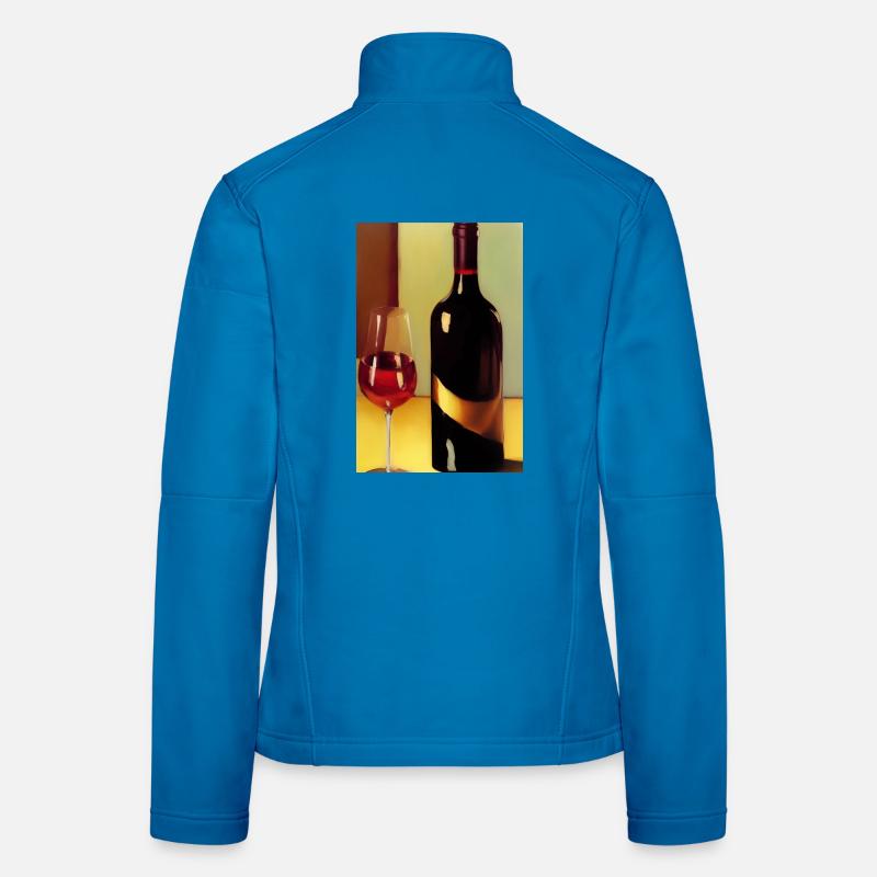 Buveurs de vin Veste en tissu softshell Femme