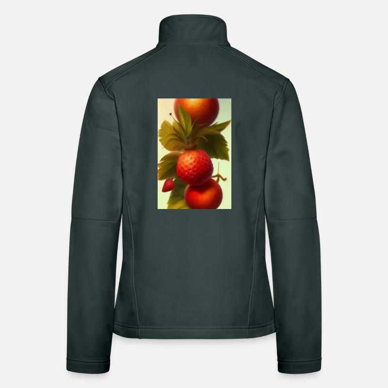 Fraise Veste en tissu softshell Femme