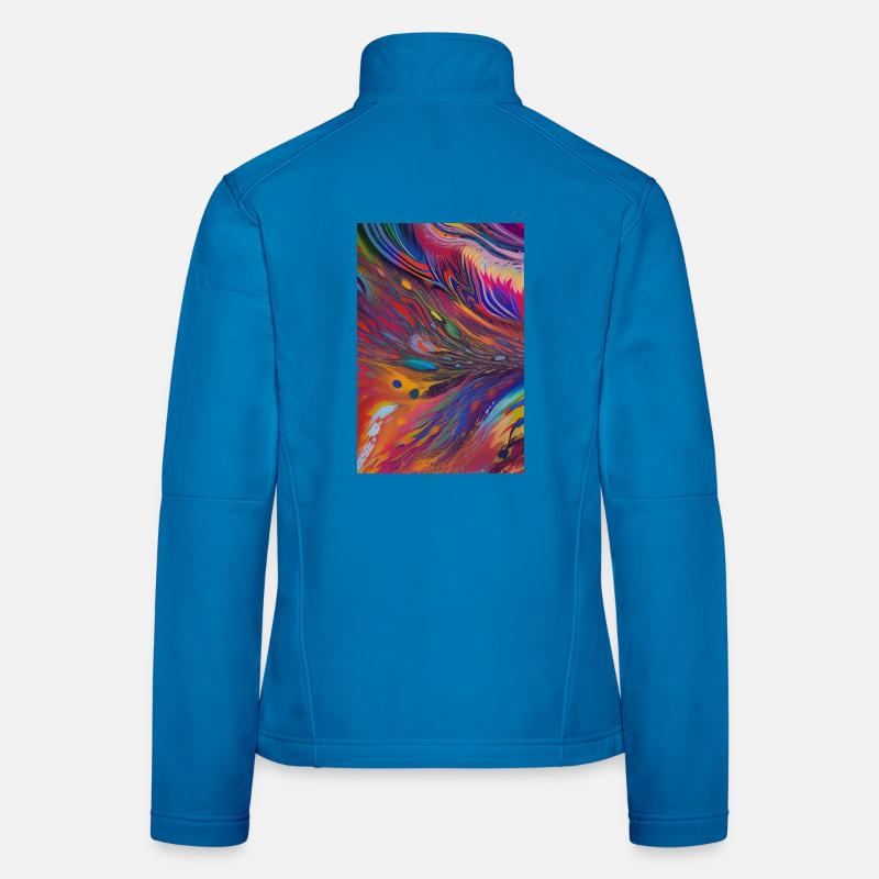 Abstract art Women's Softshell Jacket
