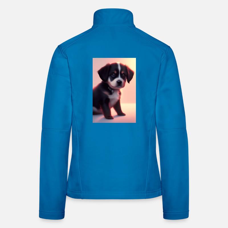 Bébé chien Veste en tissu softshell Femme