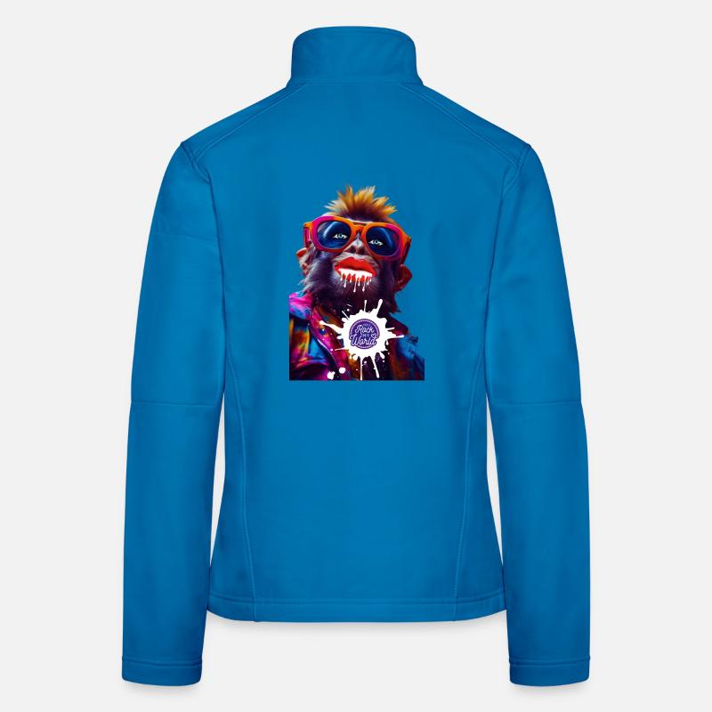 Tu fais vibrer mon monde Veste en tissu softshell Femme