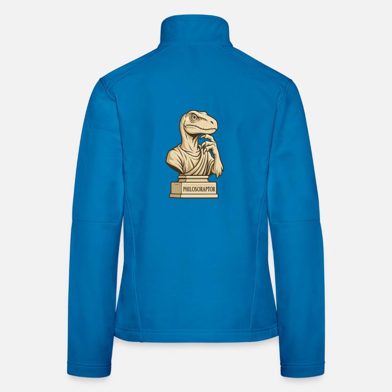 Philosoraptor - Frauen Softshelljacke - Lichtblau
