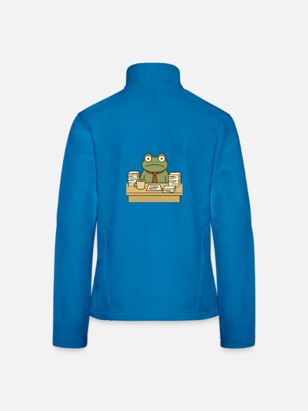 Business Frog - Women's Softshell Jacket - light blue