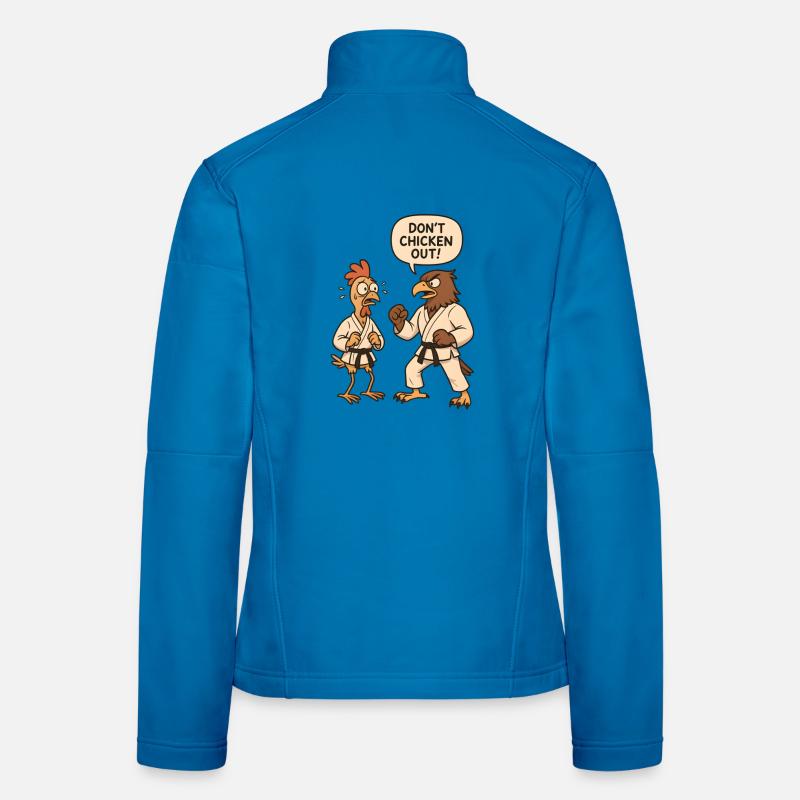 Ne vous dégonflez pas Veste en tissu softshell Femme