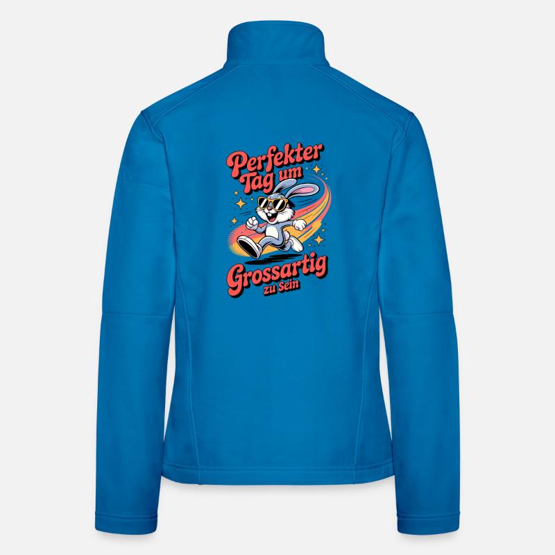 Perfekter Tag Großartig Sein Frauen Softshelljacke