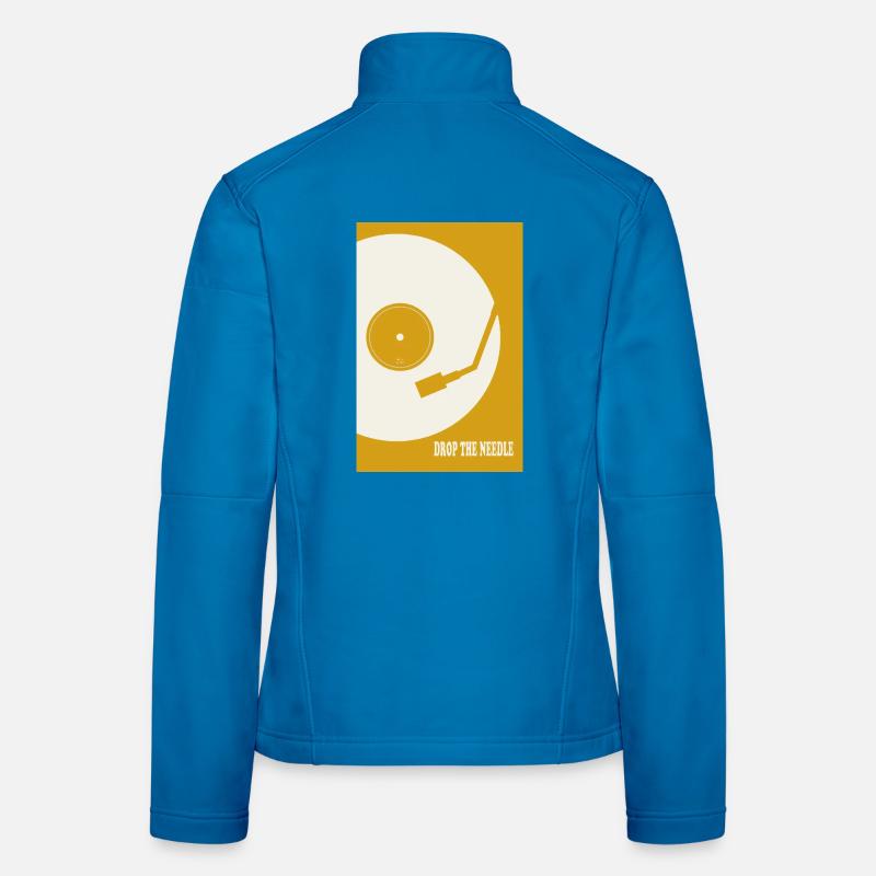 Affiche de platine Drop The Needle Veste en tissu softshell Femme