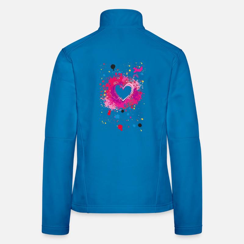 Herzspray Frauen Softshelljacke