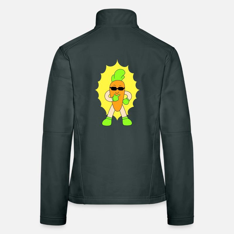 Coole Karotte Frauen Softshelljacke