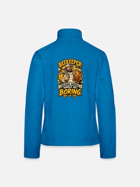 Beekeeper Hobbies - Frauen Softshelljacke - Lichtblau - Hinten