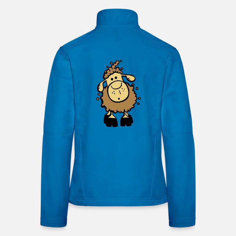 Cute Sheep Women's Softshell Jacket