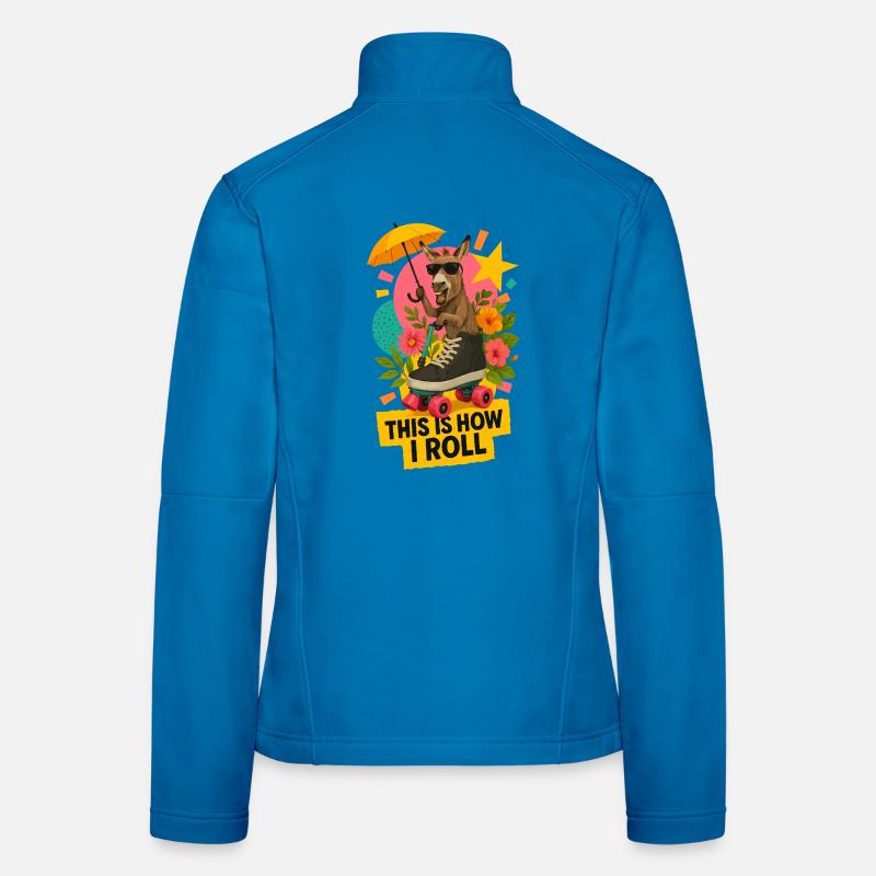 Roll-up donkey with style Women's Softshell Jacket