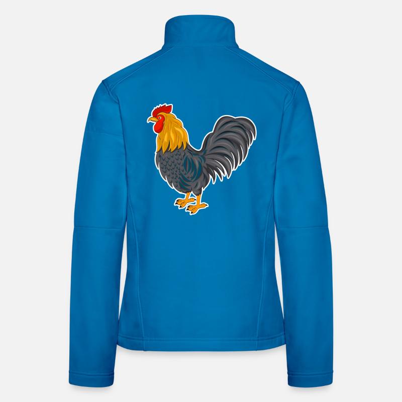 Rooster - design Women's Softshell Jacket