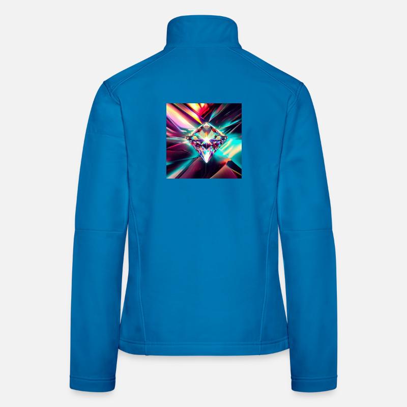 Diamant - Frauen Softshelljacke - Lichtblau