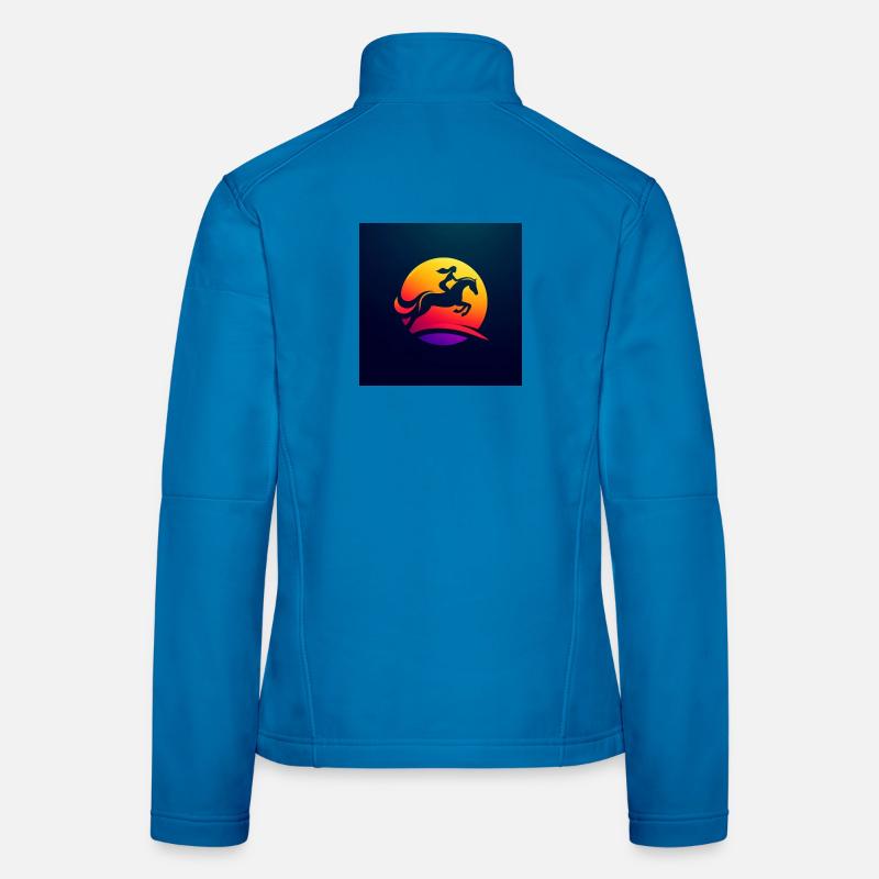 Cavalier à cheval 1 Veste en tissu softshell Femme