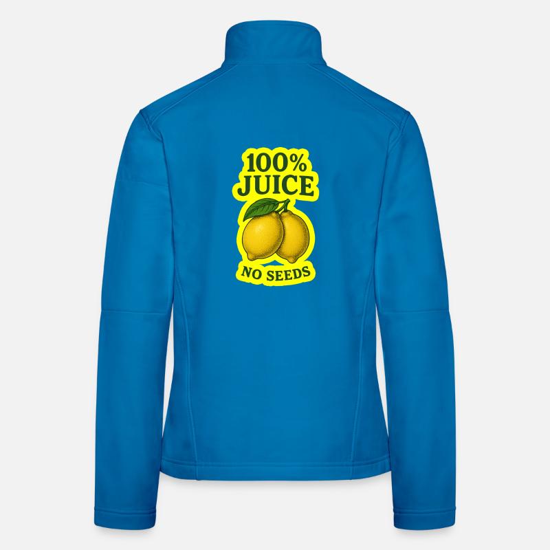 100 % Jus sans GRAINES Veste en tissu softshell Femme
