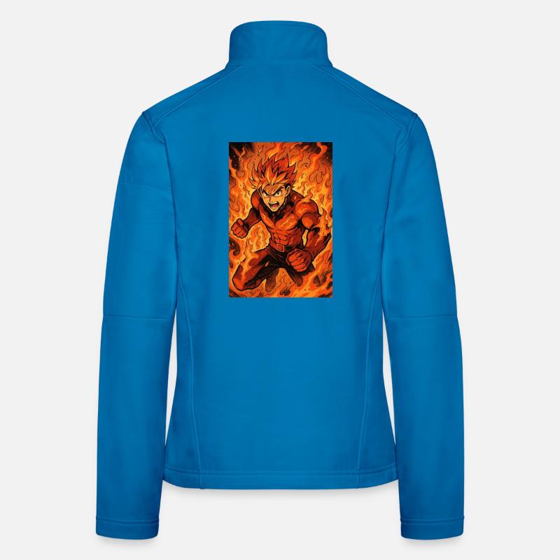 Fire Flame Fighter Women's Softshell Jacket