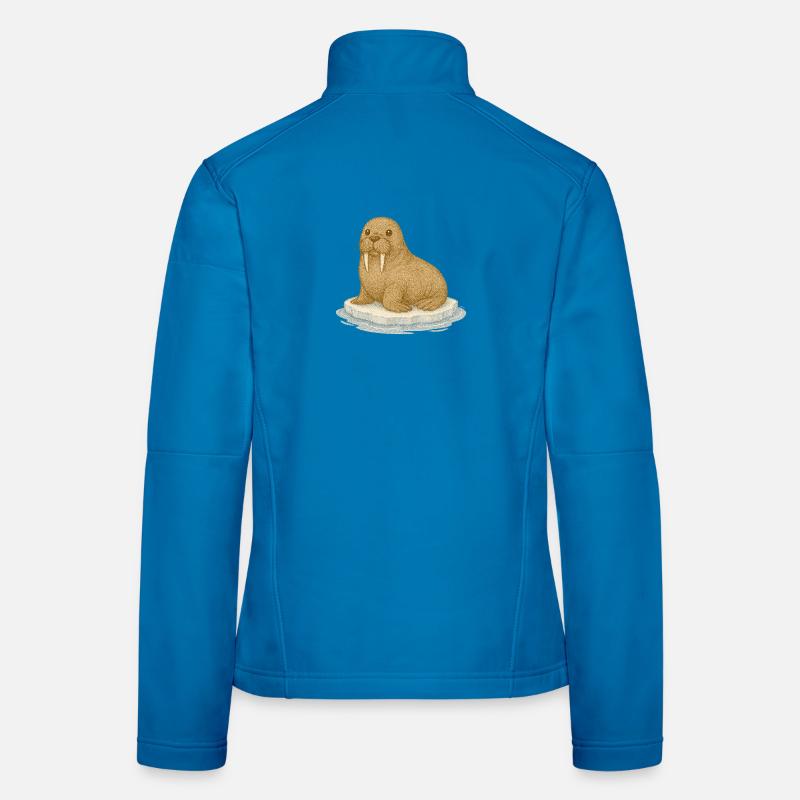 Nordische Arktis - Walross Frauen Softshelljacke