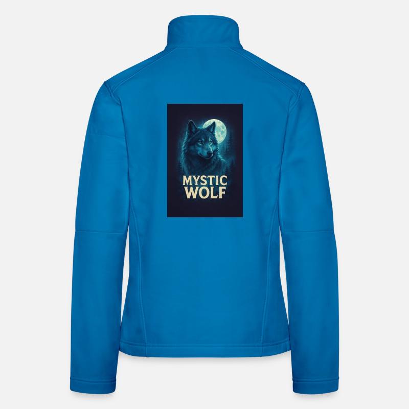 Mystic Wolf Frauen Softshelljacke